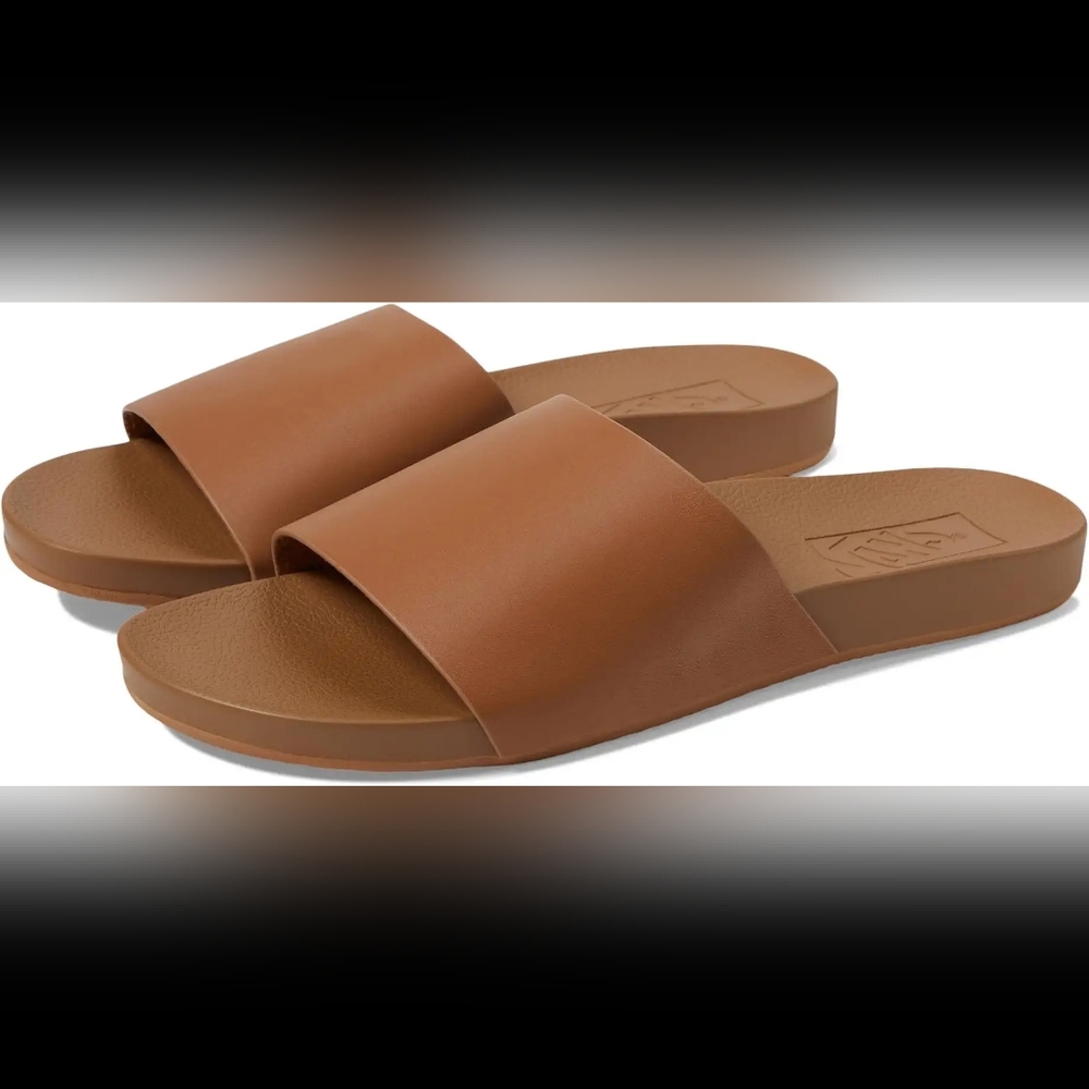 Vans Brown Leather Slide Sandals Vans

Decon Slide Size 9 Womens